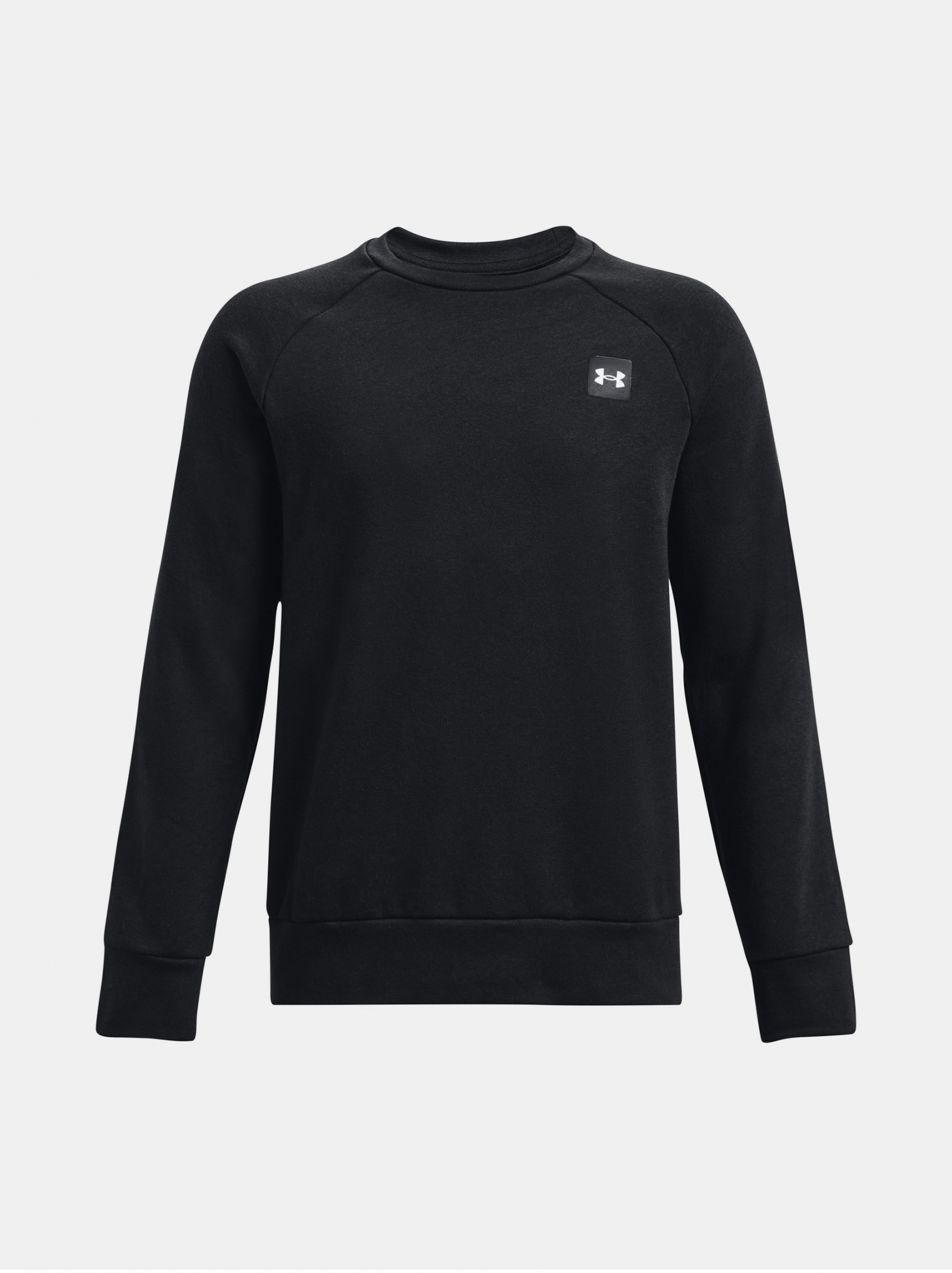 Čierna chlapčenská mikina Under Armour UA Rival Fleece Crew