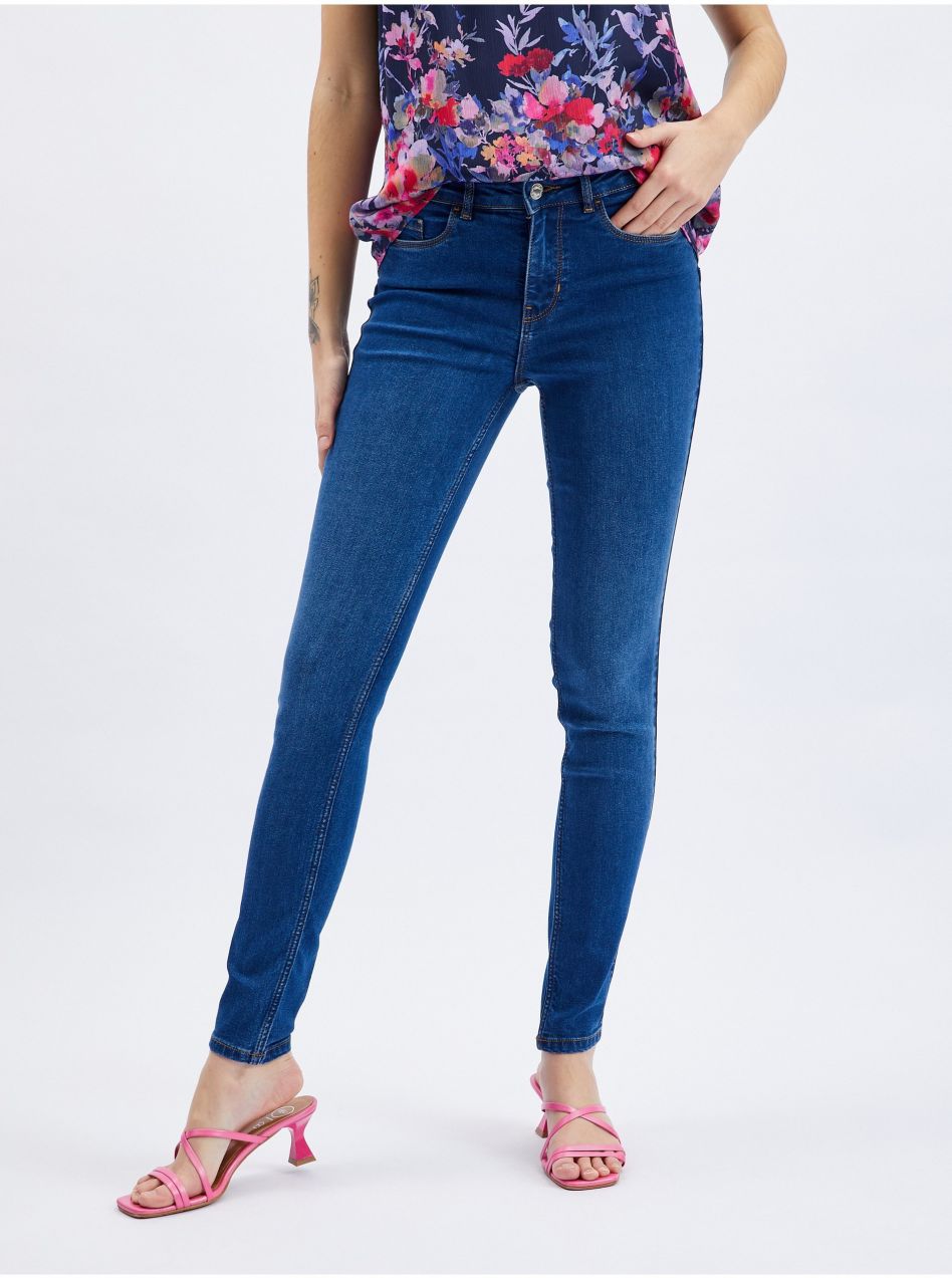 Skinny fit pre ženy ORSAY - tmavomodrá