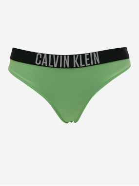 Zelený dámsky spodný diel plaviek Calvin Klein Underwear Intense Power