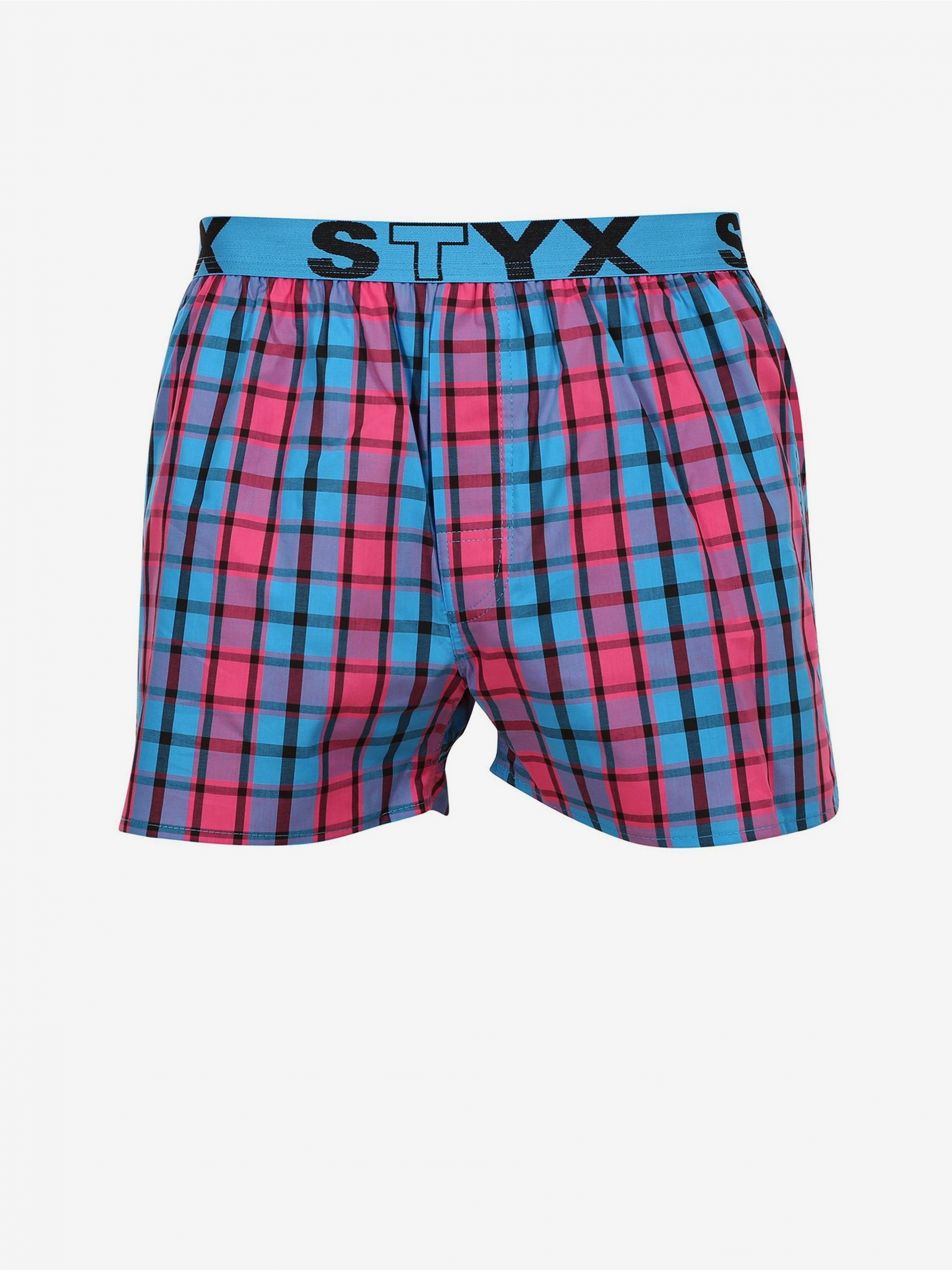 Trenírky pre mužov STYX - modrá, tmavoružová, fialová