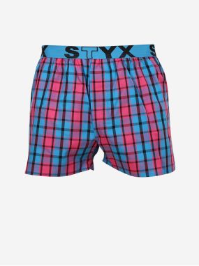 Trenírky pre mužov STYX - modrá, tmavoružová, fialová