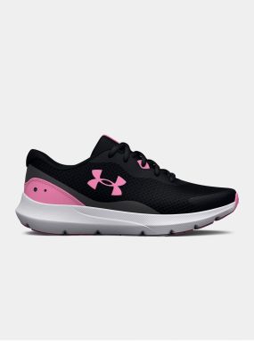 Čierne dievčenské topánky Under Armour UA GGS Surge 3