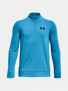 Modrá chlapčenská mikina Under Armour UA Armour Fleece 1/4 Zip