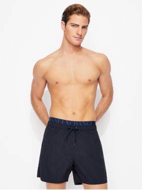 Tmavomodré pánske plavky Armani Exchange