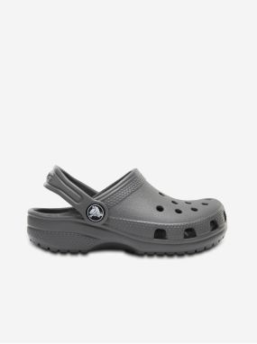 Šedé detské papuče Crocs