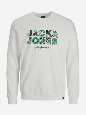 Biela chlapčenská mikina Jack & Jones Tulum