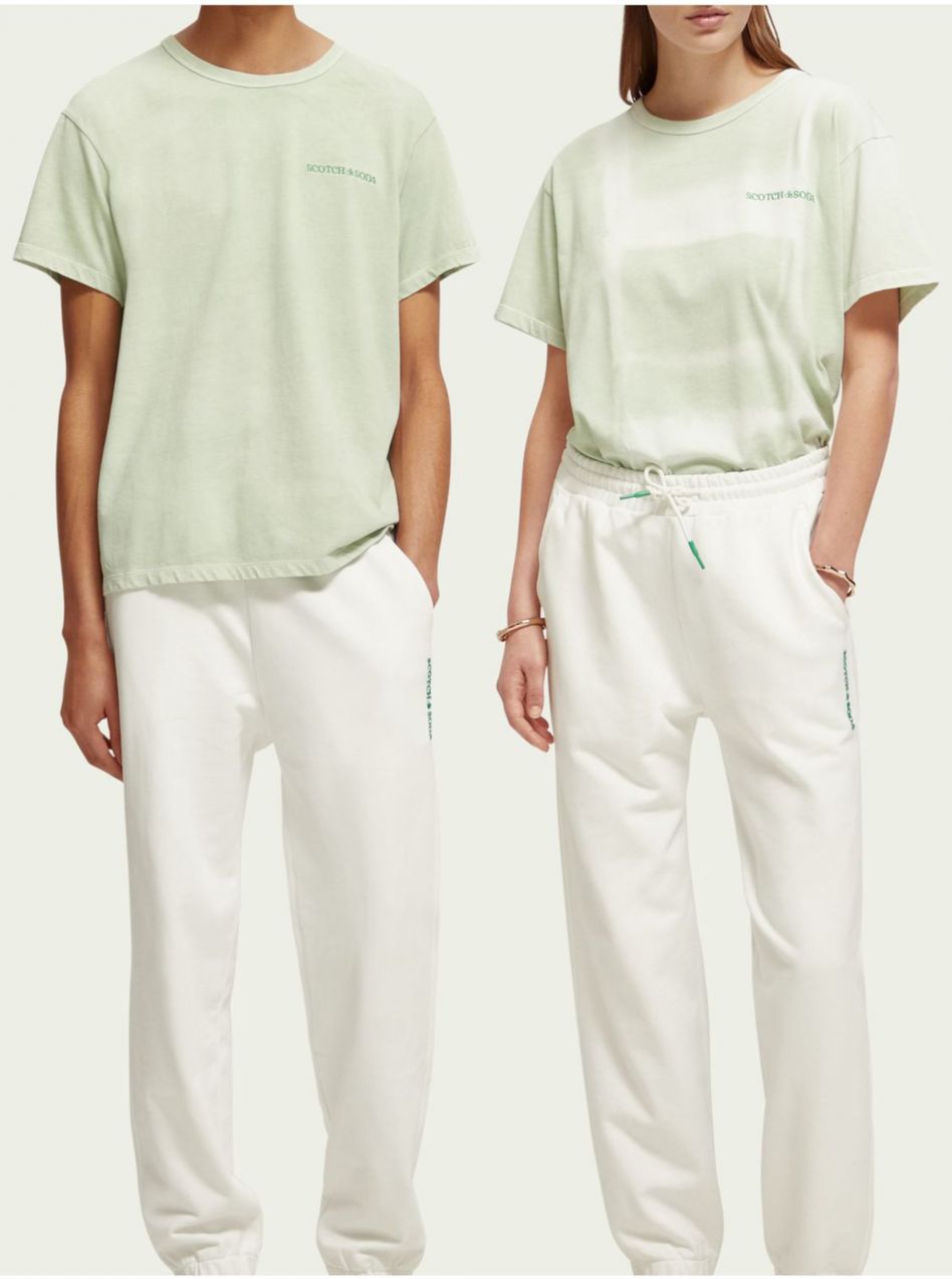 Svetlo zelené unisex tričko Scotch & Soda