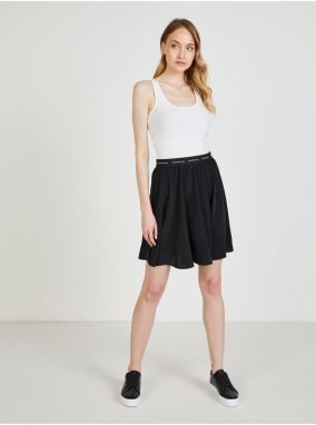 Bielo-čierne dámske šaty Calvin Klein Jeans