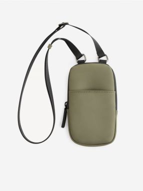 Kaki pánska malá crossbody taška Celio Dicrobody