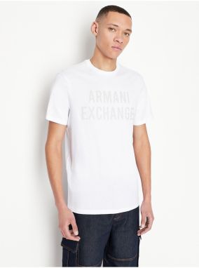 Biele pánske tričko Armani Exchange