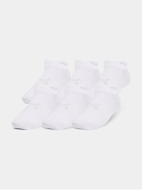 Ponožky Under Armour UA Yth Essential No Show 6pk - biela