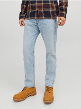 Svetlomodré pánske straight fit džínsy Jack & Jones Chris