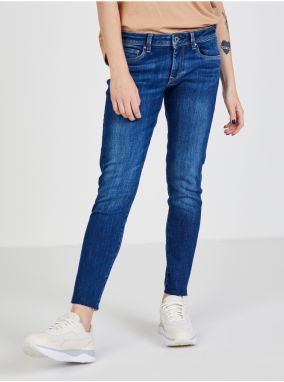 Tmavomodré dámske slim fit rifle Pepe Jeans Lola