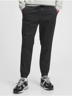 Čierne pánske nohavice GAP essential joggers