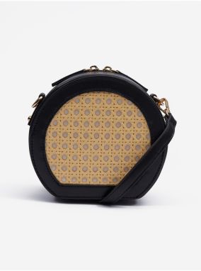 Hnedo-čierna dámska crossbody kabelka ORSAY