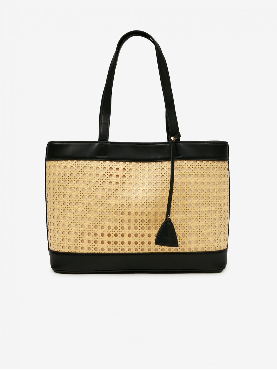 Hnedo-čierny dámsky shopper ORSAY