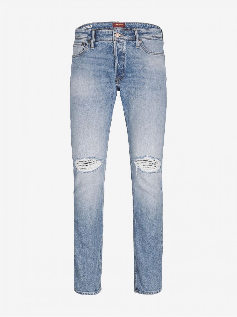 Svetlomodré pánske straight fit džínsy Jack & Jones Tim