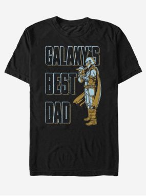 Černé unisex tričko ZOOT.Fan Star Wars Daddy MandoO