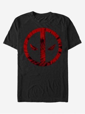 Černé unisex tričko ZOOT.Fan Marvel Deadpool Tie-Dye