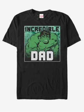 Černé unisex tričko ZOOT.Fan Marvel Incredible Dad