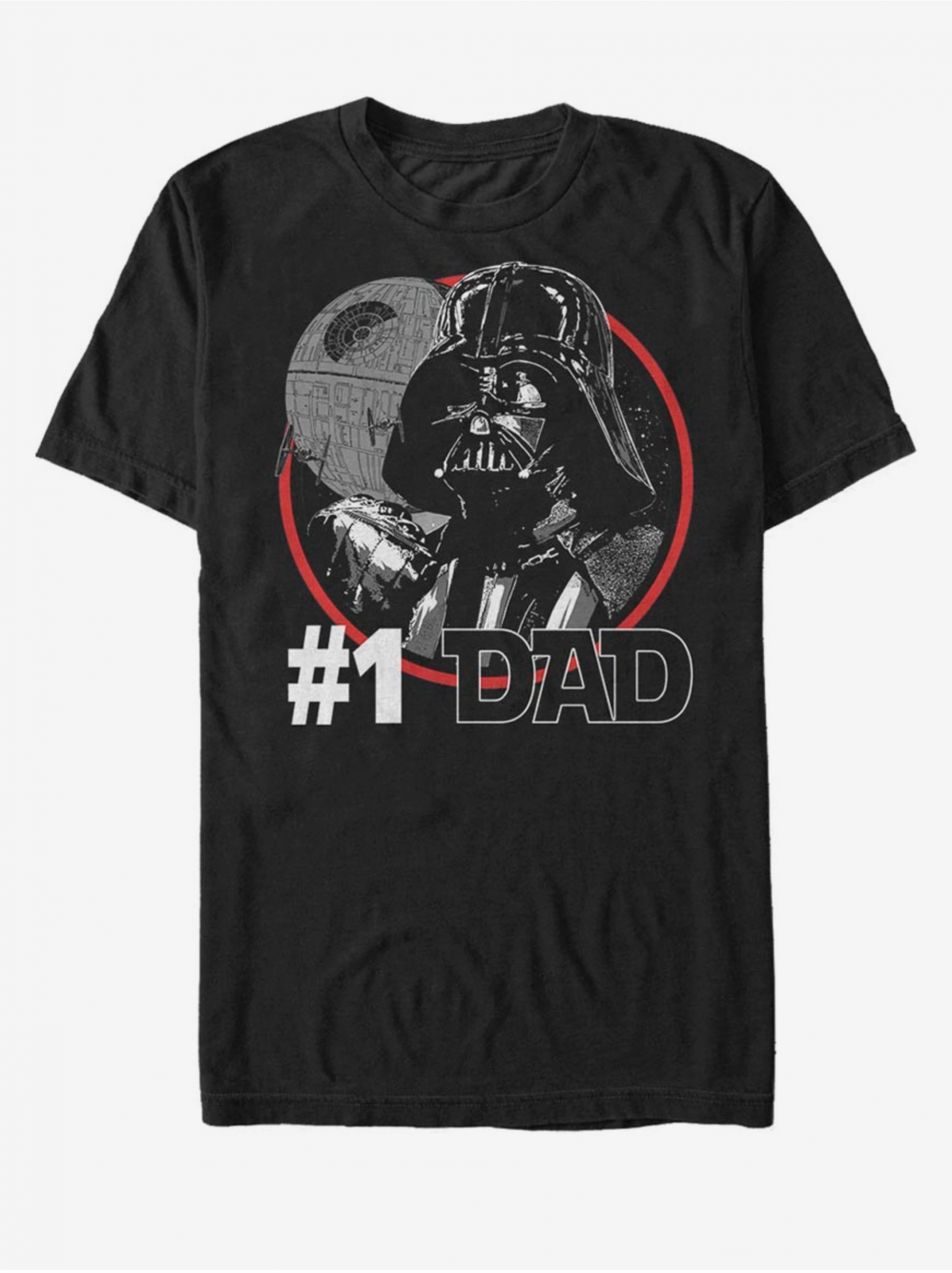 Černé unisex tričko ZOOT.Fan Star Wars Best Dad