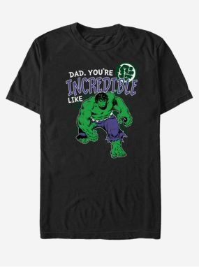 Černé unisex tričko ZOOT.Fan Marvel Incredible Like Dad