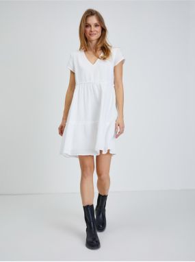Biele dámske basic šaty ORSAY