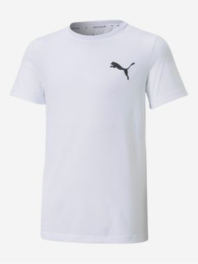 Biele chlapčenské športové tričko Puma Active
