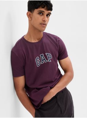 Vínové pánske tričko GAP
