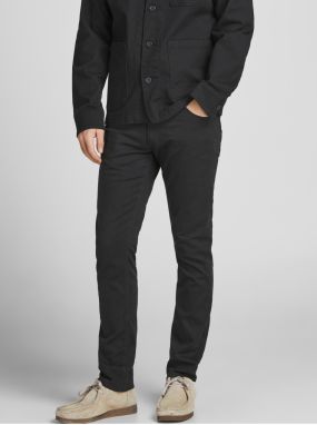 Čierne pánske slim fit džínsy Jack & Jones Glenn