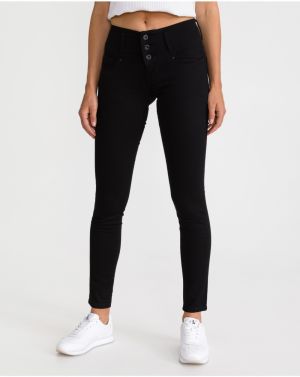 Čierne dámske skinny fit rifle Salsa Jeans