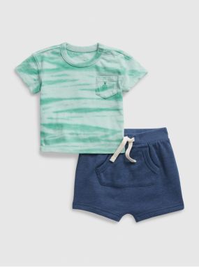 Farebný detský set tričko a šortky GAP