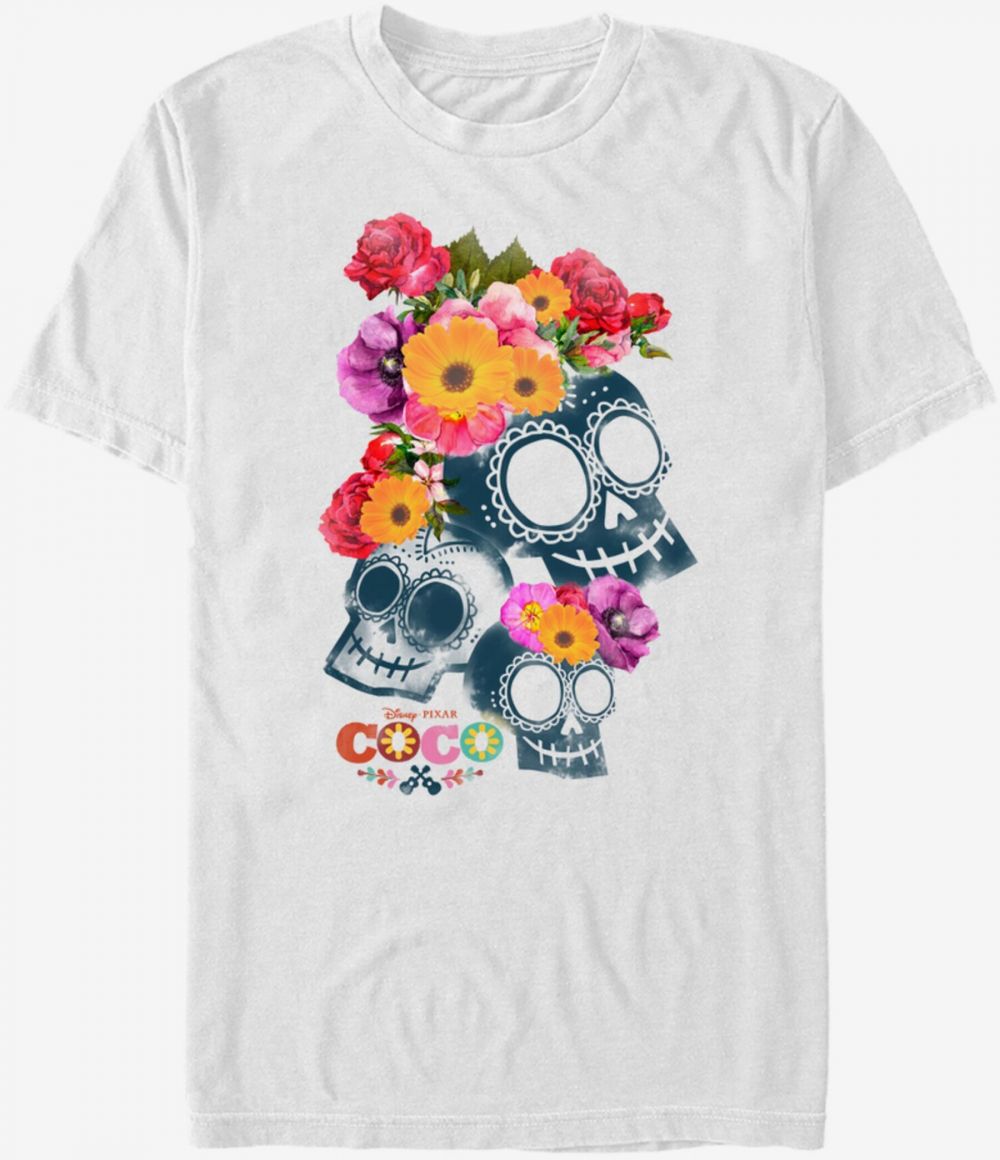 Biele unisex tričko ZOOT.Fan Calaveras Pixar