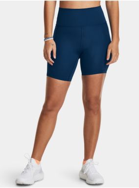 Modré dámske športové kraťasy Under Armour Meridian Bike Short 7in