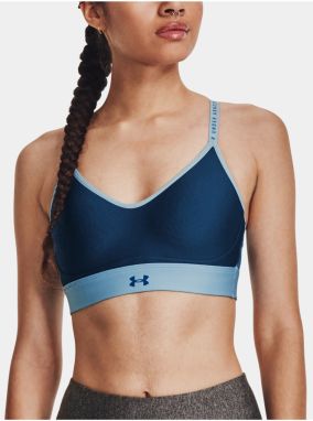 Modrá dámska športová podprsenka Under Armour Infinity Covered Low