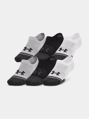 Súprava troch párov ponožiek v čiernej, šedej a bielej farbe Under Armour Performance