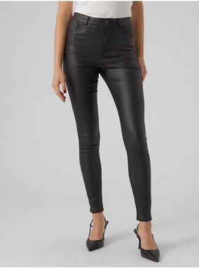 Čierne dámske skinny fit nohavice VERO MODA Sophia