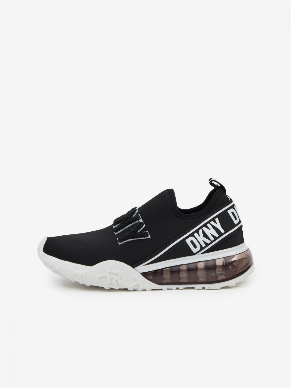Čierne dámske slip on tenisky DKNY Kaiya