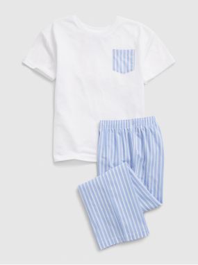 Bielo-modré chlapčenské pyžamo GAP