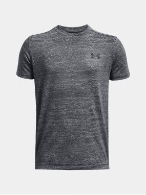 Tmavosivé chlapčenské športové tričko Under Armour Vent Jacquard