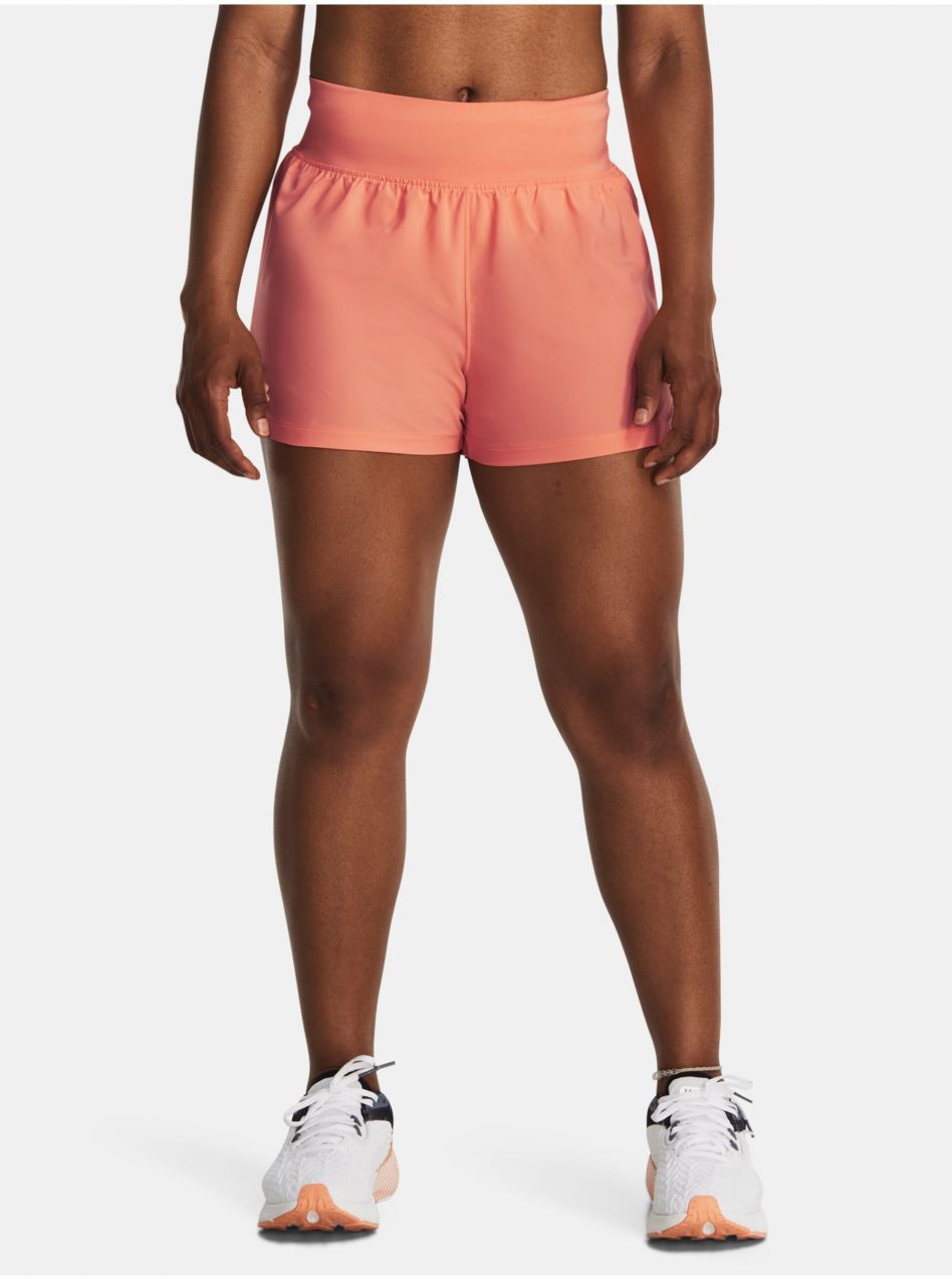 Ružové dámske športové kraťasy Under Armour Stamina 3