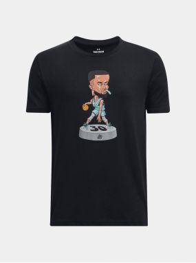 Čierne chlapčenské tričko Under Armour Curry