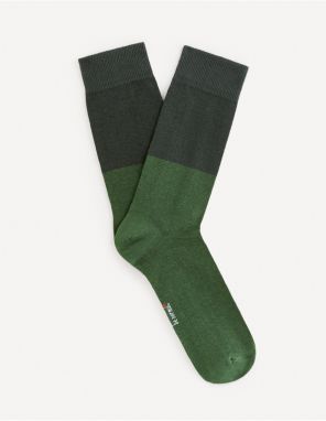 Zelené pánske ponožky Celio Fiduobloc
