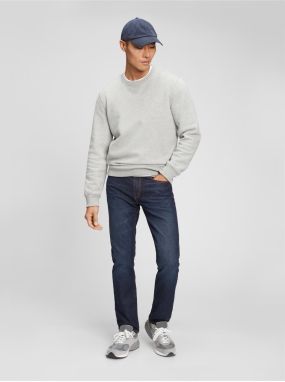 Tmavomodré dámske slim fit džínsy GAP