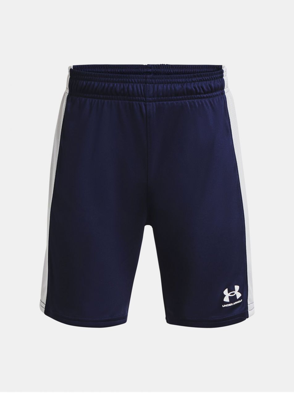 Tmavomodré chlapčenské športové kraťasy Under Armour