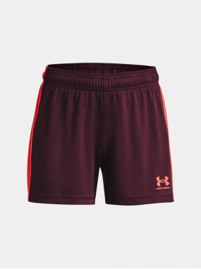 Bordové dievčenské športové kraťasy Under Armour