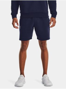 Tmavomodré pánske teplákové kraťasy Under Armour Essential