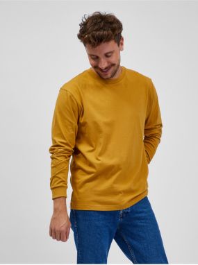 Žlté pánske basic tričko GAP organic