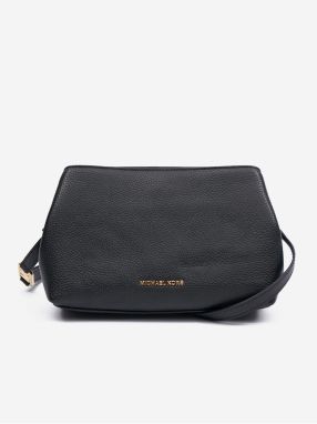 Čierna dámska kožená crossbody kabelka Michael Kors