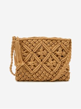 Hnedá dámska crossbody kabelka ORSAY